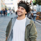 SATINIOR 6 Pcs Spandex Dreadlock Cap Tube Unisex Headbands for Long Hair, Elastic Wraps with Head Bands for Dreadlocks Accessories, 6 Vibrant Colors