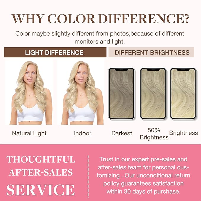 GOO GOO Clip in Hair Extensions Real Human Hair, Remy Human Hair Extensions Clip ins for Women, Natural Human Hair, 18inch 130g 7Pcs, Ash Blonde to Platinum Blonde Balayage