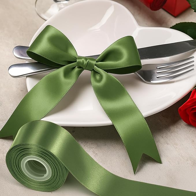 30Yards 1 1/2In Army Green Ribbon - Image 5