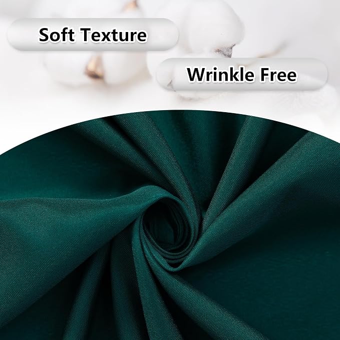 10ft x 8ft Hunter Green Backdrop Curtains - Image 6