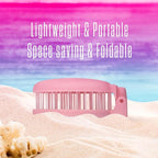 Mini Detangler Travel Hair Brush with Mirror, Makaron Hair Brushes for Women, Men and Kids, Unique 3D Flexible Design for All Hair Types, Styling Accessory, Travel Essentials for Women (PINK)