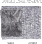 3 Pack Winter Neck Warmer & Ski Mask for Men Women Thermal Warm Fleece Face Mask Neck Gaiter Scarf Gift