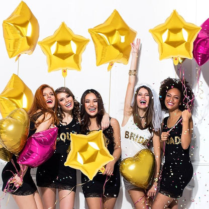 20 Pcs Star Balloons, 18 Inch Star Foil Balloons, Stars Shaped Balloon Mylar - Image 7