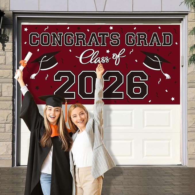 2026 Graduation Party Plastic Backdrop - Image 4