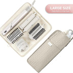 Hot Tools Organizer Heat Resistant Mat Case Hair Tools Holder Travel Bag Portable Hair Styling Tools Cover Pouch for Curling Iron,Flat Iron,Hair Straightener (Camel)