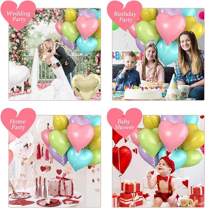 Biapian Pastel Heart Balloons - Image 8
