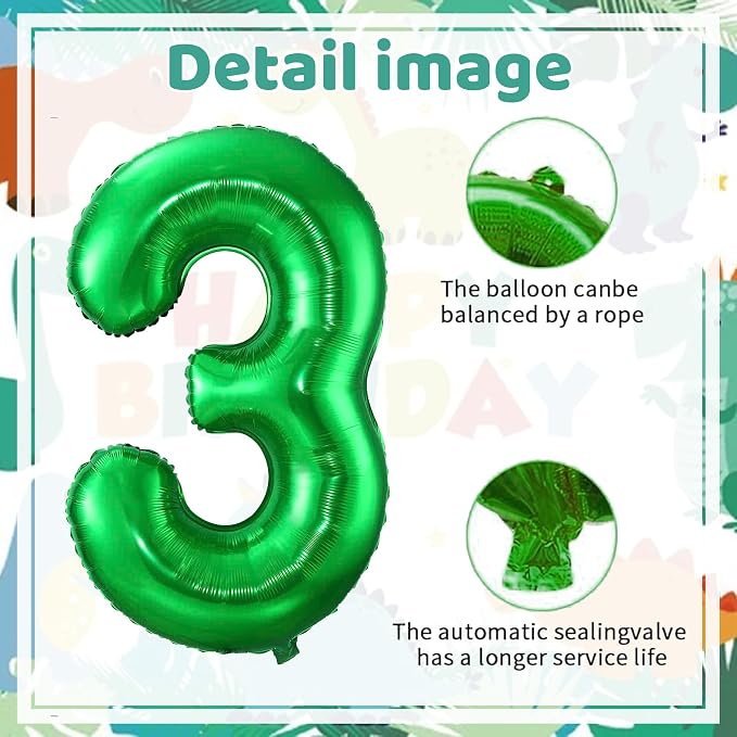 Dinosaur Birthday Decorations for Boys - Image 4