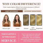 GOO GOO Clip in Hair Extensions Real Human Hair, Remy Human Hair Extensions Clip ins for Women, Natural Human Hair, 22inch 150g 7Pcs, 7 Bronde