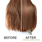 Gold Series Leave-In Hair Mask – Argan Oil Hair Mask Enriched with Keratin – Nourishing and Gently Detangling Leave In Conditioner Spray for Curly, Frizzy or Damaged Hair, 4.2 Fl.oz