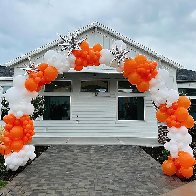 YMSZ Orange Balloons Arch Kit, Thanksgiving Day Party Decoration | 134pcs - Image 5