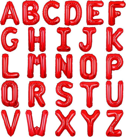 Letter Balloons 16 Inch Mylar Foil Alphabet Letter A-Z Balloons Set by LIOZEOKUN