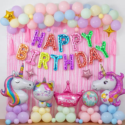 CANREVEL Happy Birthday Banner Decorations + 12Pcs Balloons, - Image 7