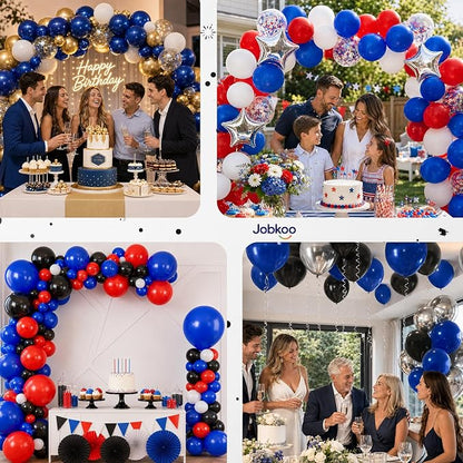 Jobkoo Blue Balloons 12 Inch - Image 7