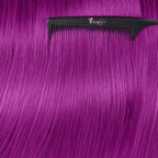 YoungSee Tape in Extensions Human Hair Purple Invisible Tape in Hair Extensions Purple 10pcs 25g Color Human Hair Tape in Extensions 14In Short-Hair for Cosplay