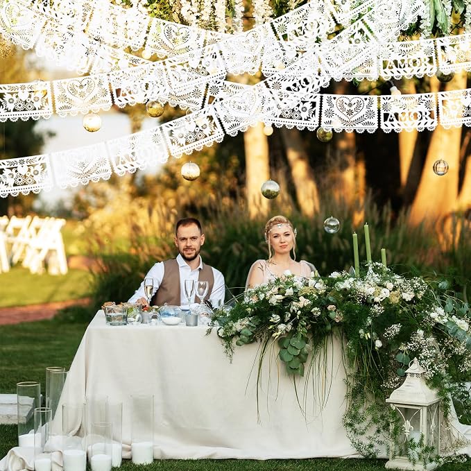 TaoBary 6 Pcs Papel Picado Mexican Wedding Cielito Lindo Party Decor 118 Feet - Image 6