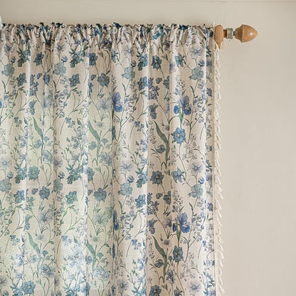 ENJOYBRIDAL Floral 63 Inch Curtains - Image 2