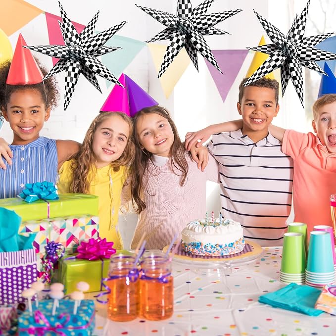 ZAKVOOR 60 Pcs Star Balloons 12 Spike Foil Party Decoration Balloons - Image 4