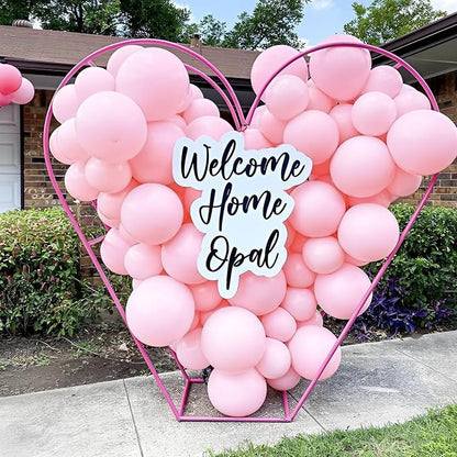 Voircoloria 110pcs Light Pink Pastel Pink Latex Party Balloons, 12inch | - Image 4