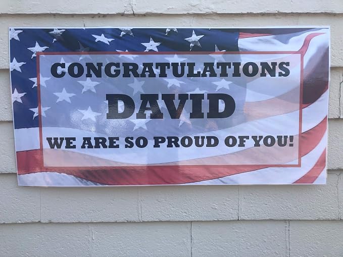 Personalized Welcome Home Military Banner - Image 3
