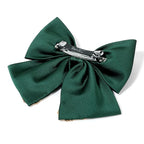 Vintage Palace Style Hair Barrette for women, SHE'S FREE STYLE JUST FOR YOU 14k Gold Plating Bow Hair Clip with Elegant Pearl, Retro Versailles Hair Accessories
