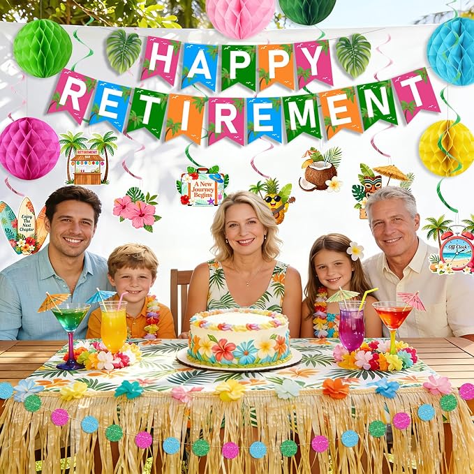 Luau Hawaiian Retirement Party Decorations - Image 6