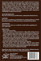 FUEL THE ARMY® 80% Natural Hair Dye 100 Grams (Darkest Brown)
