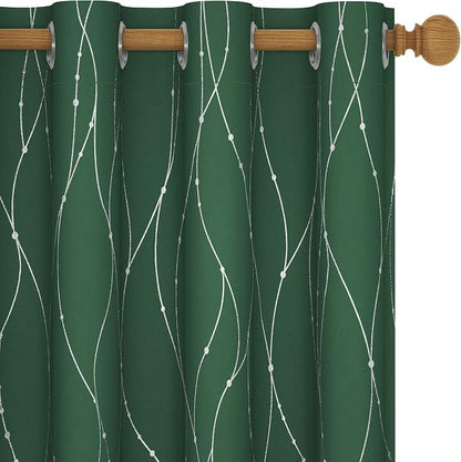 Deconovo Living Room Curtains 95 Inches Long, Thermal Insulated, Room Darkening - Image 2