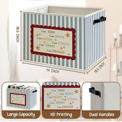 Inspirational Kids Nursery Foldable Storage Bins Box - Image 5