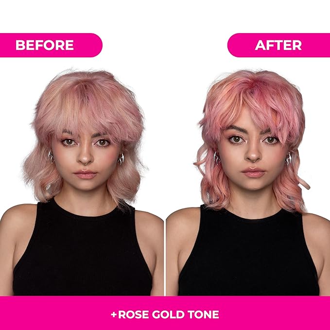 naissant Rose Gold Hair Toning Mask | Ultra High-Purity Pigments | Color Depositing Soft Rose Gold Tone | Hyaluronic Acid, Collagen & Biotin | Paraben, Ammonia & Sulfate Free | 10.1 Fl. Oz