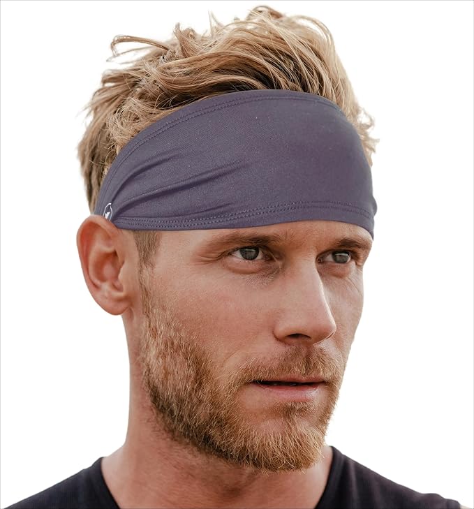 Tough Headwear Tough Outfitters Headband for Men - Mens Headbands - Working Out Sports Performance Head Bands - Athletic Cycling Running Sweat Band, Football Headbands - Sweat Bands Men/Women