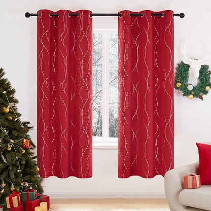 Deconovo Living Room Curtains 72 Inches Long, Thermal Insulated, Room Darkening by Unknown
