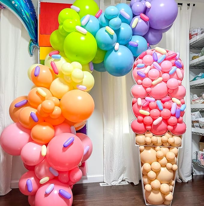 Candy Colorful Balloon Arch, Macaron Balloons - Image 6
