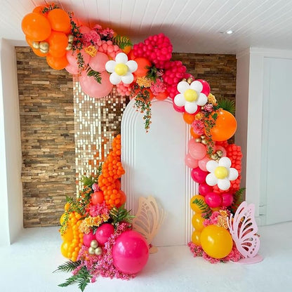 Boho Daisy Balloons Arch Kit - Image 3
