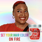 Punky Fire Semi Permanent Hair Color - Vegan & Cruelty-Free Conditioning Hair Dye, Lasts Up to 25 Washes, 3.5 fl oz