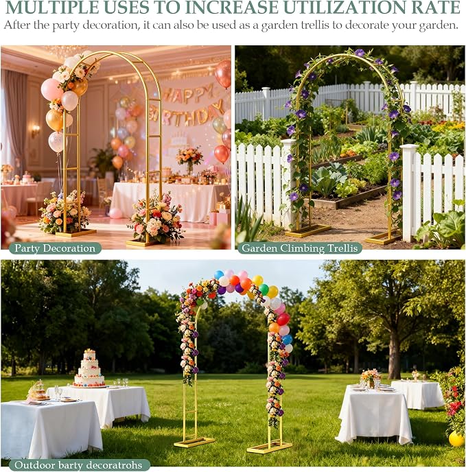 WellSign Balloon Arch Stand 7.2FTx4.3FT Trellis - Image 6