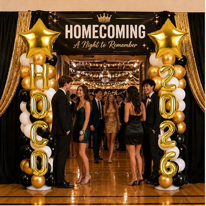 2 Sets Homecoming 2026 Balloon Column Stand Party Decorations Kits - Image 8