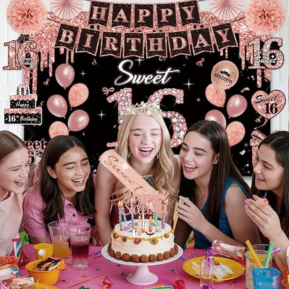 50Pcs Sweet 16 Birthday Party Decorations - Image 7