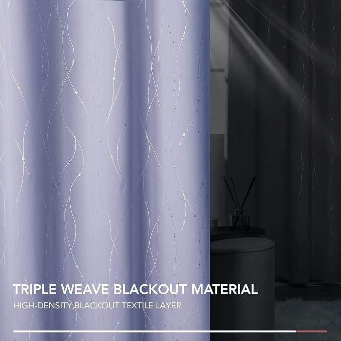 Deconovo Living Room Curtains 36 Inches Long, Thermal Insulated, Room Darkening - Image 8