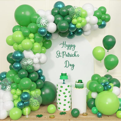 Amandir 153pcs Green Balloon Garland Arch Kit Different Sizes | 18 12 10 5 inch - Image 4