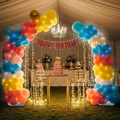 LED Balloon Arch Stand with Base 9.35FT/6FT Balloon Arch Frame - Image 4