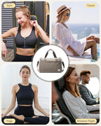 Gym Bag Womens,Travel Duffel Carry on Bag Sport Tote Bag Weekend Overnight Bag