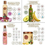 Ritual Botánico Keratina Orgánica | Treatment to Straighten, Repair and Relax Hair | All Natural, Organic & Vegan Ingredients | Product of Colombia | 6 Piece Kit