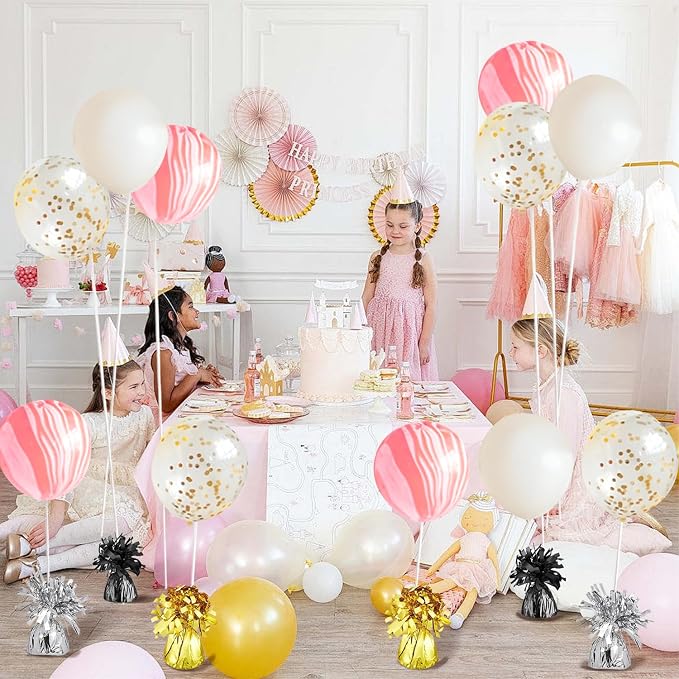 12PCS Metallic Balloon Weights Set, Used - Image 4