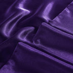 Aormenzy Satin Pillow Cases for Women King Size Set of 2, Purple Satin Pillowcase for Hair with Envelope Closure Silky Pillow Covers Wrinkle, Fade Resistant (20x40 Inches)