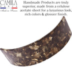 Camila Paris CP3571 French Hair Barrette Clip for Girls for Thick Curly Wavy Long Hair, Strong Hold Grip Hair Clips for Women, Automatic, No Slip Styling Girls Hair Accessories, Handmade in France