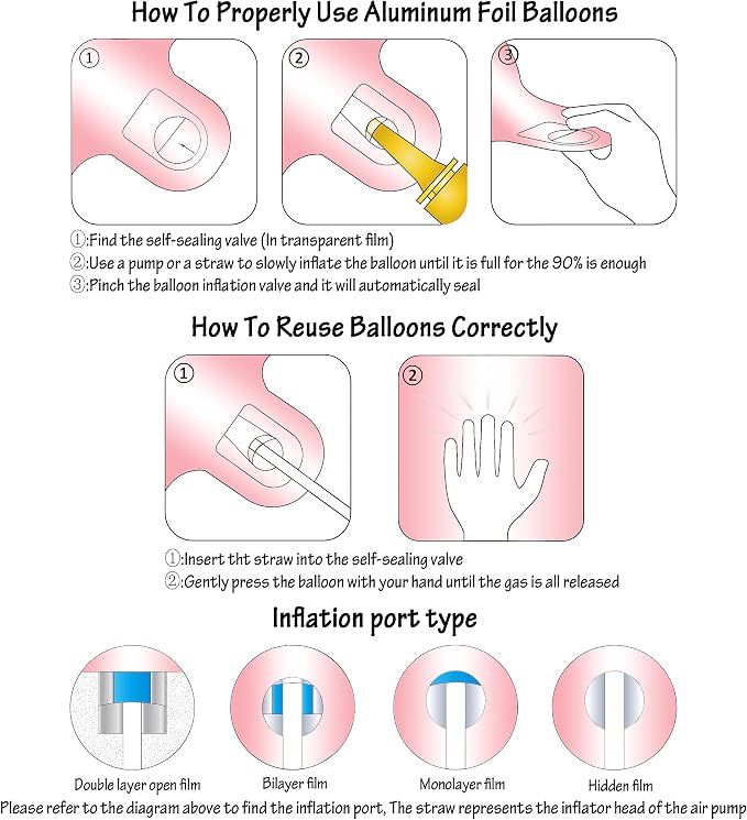 Macaron Pink Number 7 Balloon 40in Large Helium Foil Polyester Film Balloon | - Image 3