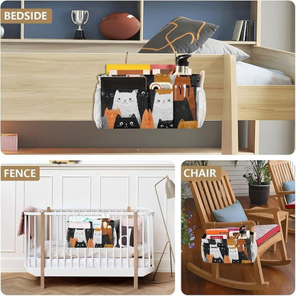 Bedside Caddy Hanging Bunk Bed Caddy Bed Organizer Hanging Pocket - Image 8