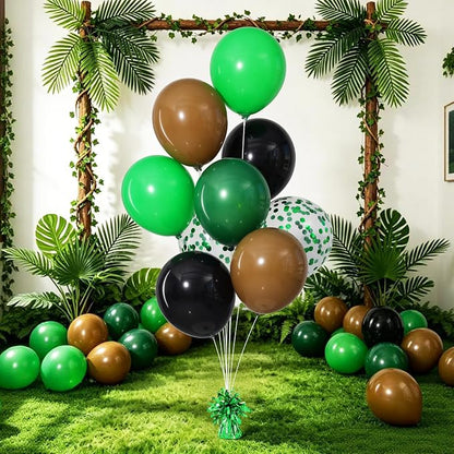 Green Balloon Weights Pack of 6 by ZyloonDecoration