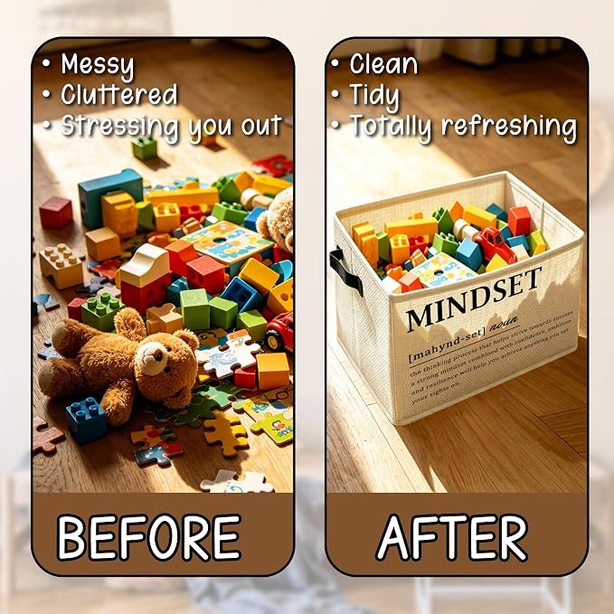 Inspirational Mindset Definition Storage Basket - Image 6