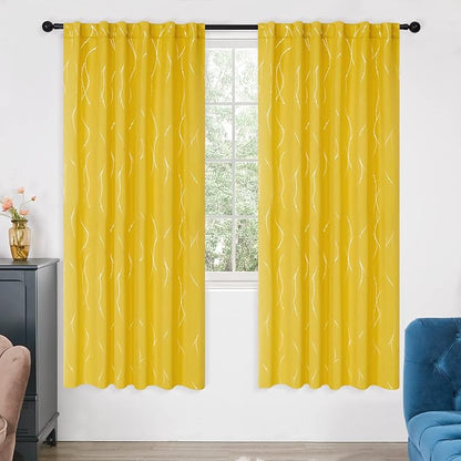 Deconovo Blackout Back Tab Curtains - Image 2